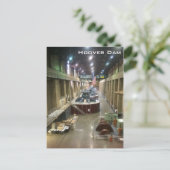 Hoover Dam Briefkaart (Staand voorkant)