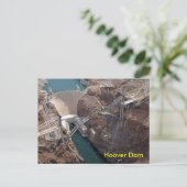 Hoover Dam Briefkaart (Staand voorkant)