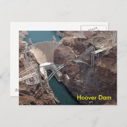 Hoover Dam Briefkaart (Voorkant / Achterkant)