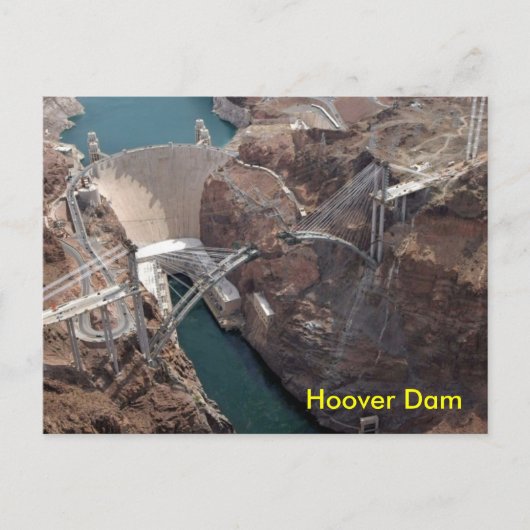 Hoover Dam Briefkaart (Voorkant)
