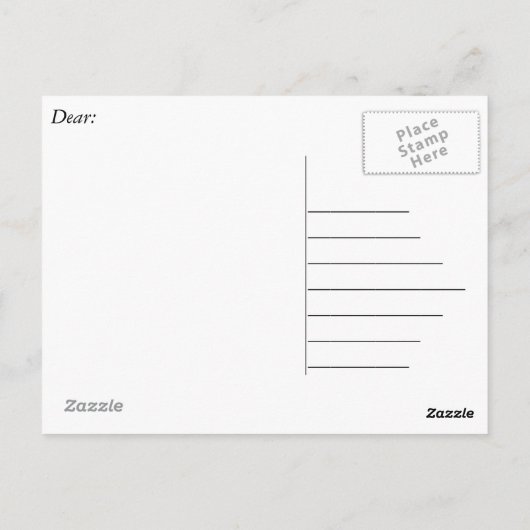 Hoover Dam Briefkaart (Achterkant)