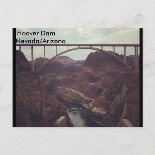 Hoover Dam Briefkaart (Voorkant)