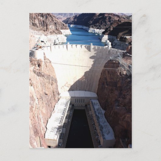 Hoover Dam Briefkaart (Voorkant)