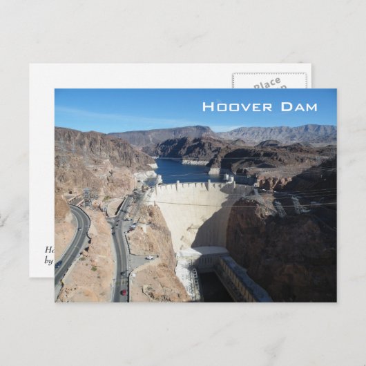 Hoover Dam Briefkaart (Voorkant / Achterkant)