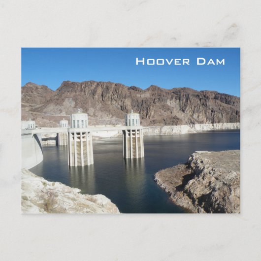 Hoover Dam Briefkaart (Voorkant)