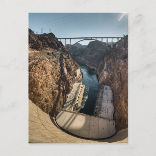 Hoover Dam Briefkaart (Voorkant)