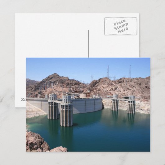 Hoover Dam Briefkaart (Voorkant / Achterkant)