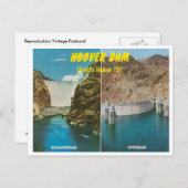 -Hoover-dam Briefkaart (Voorkant / Achterkant)