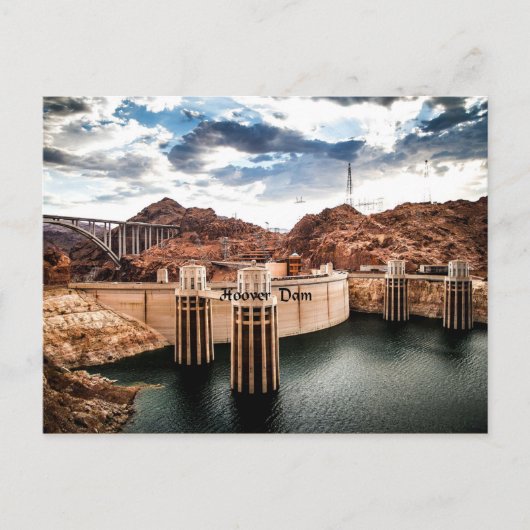 Hoover Dam Briefkaart (Voorkant)