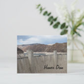 Hoover Dam Briefkaart (Staand voorkant)