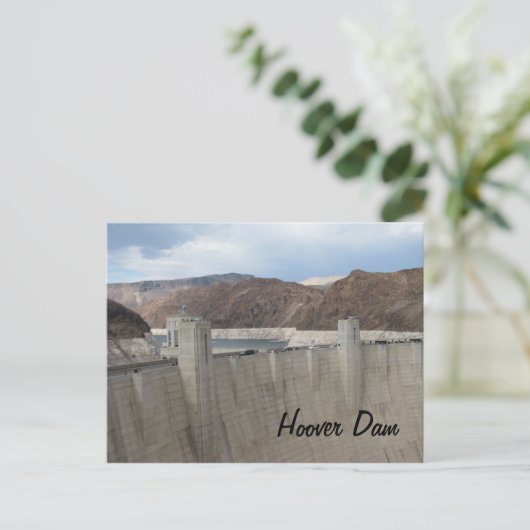 Hoover Dam Briefkaart (Staand voorkant)