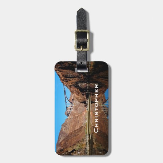 Hoover Dam Bypass Bridge Southwest Travel Bag Bagagelabel (Voorkant verticaal)
