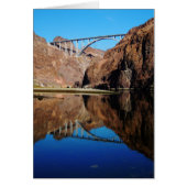 Hoover Dam Bypass Memorial Bridge Verticale Kaart (Voorkant)