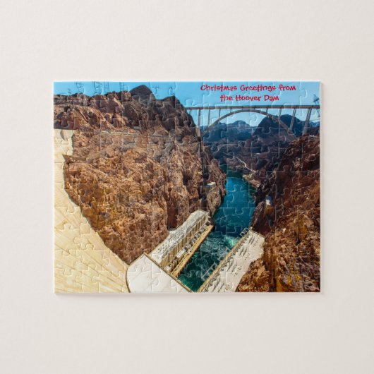 Hoover Dam Colorado. Legpuzzel (Horizontaal)