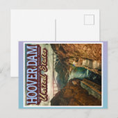 HOOVER DAM - COLORADO RIVER - NEVADA - ARIZONA BRIEFKAART (Voorkant / Achterkant)