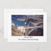 Hoover Dam en de Colorado Briefkaart (Voorkant / Achterkant)