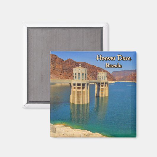 Hoover Dam en Lake Mead Magneet (Voorkant / Achterkant)
