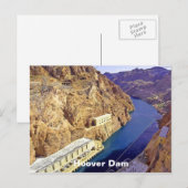 Hoover Dam in Arizona Briefkaart (Voorkant / Achterkant)