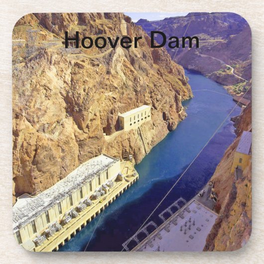 Hoover Dam in Arizona Drankjes Onderzetter (Voorkant)