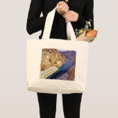 Hoover Dam in Arizona Grote Tote Bag (Voorkant (product))