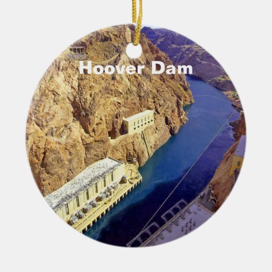Hoover Dam in Arizona Keramisch Ornament (Voorkant)