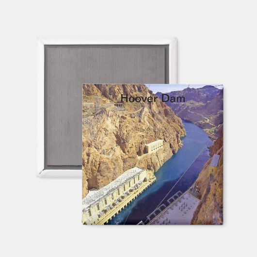 Hoover Dam in Arizona Magneet (Voorkant / Achterkant)