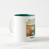 Hoover Dam in Arizona Tweekleurige Koffiemok (Voorkant links)