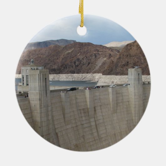Hoover Dam Keramisch Ornament (Achterkant)