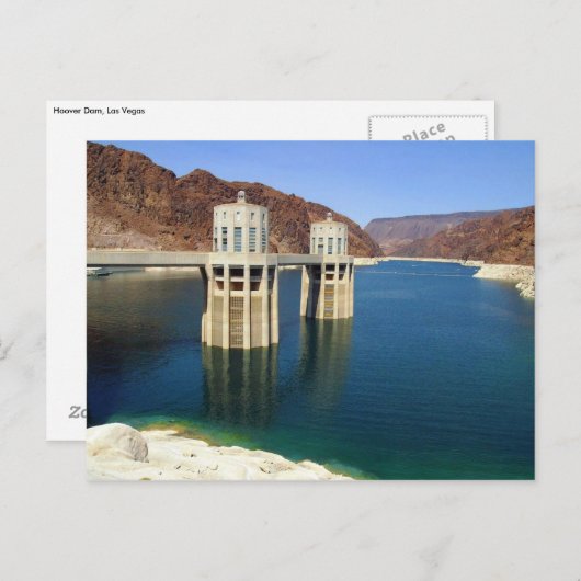 Hoover Dam, Las Vegas Briefkaart (Voorkant / Achterkant)