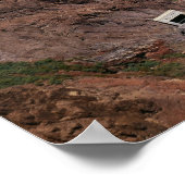 Hoover-dam - luchtuitzicht poster (Hoek)