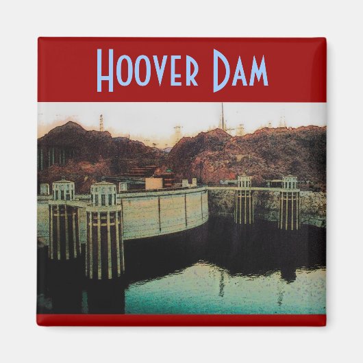 Hoover Dam Magnet (Voorkant)