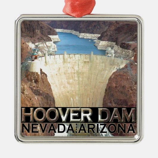 Hoover Dam Metalen Ornament (Voorkant)