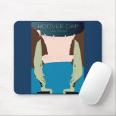 Hoover Dam Mousepad Muismat (Met muis)