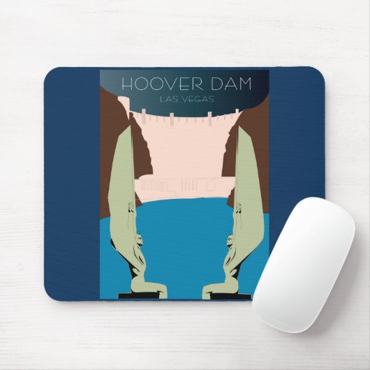 Hoover Dam Mousepad Muismat (Met muis)