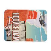 Hoover Dam Nevada Arizona  cartoon Magneet (Horizontaal)