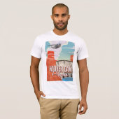 Hoover Dam Nevada Arizona  cartoon T-shirt (Voorkant volledig)