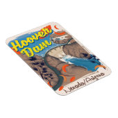 Hoover Dam Nevada/Arizona reisposter Magneet (Rechterzijde)