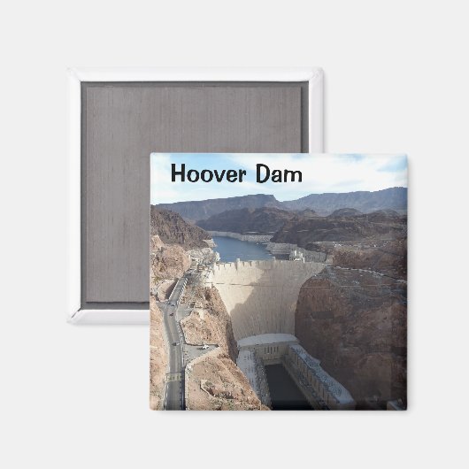 Hoover Dam Nevada foto magneet Lake Mead (Voorkant / Achterkant)