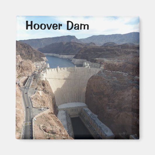 Hoover Dam Nevada foto magneet Lake Mead (Voorkant)
