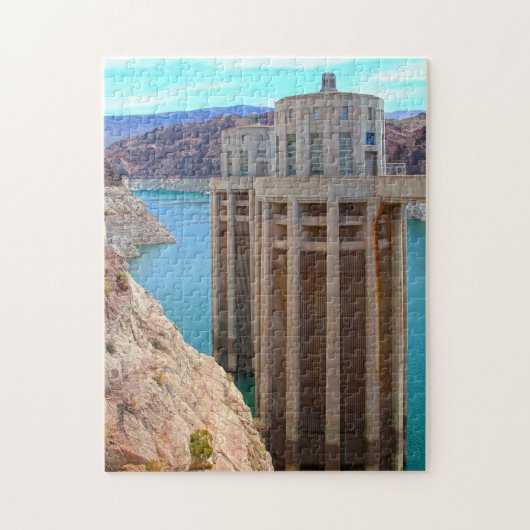 Hoover Dam Nevada. Legpuzzel (Verticaal)