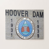 Hoover Dam Nevada. Legpuzzel (Horizontaal)