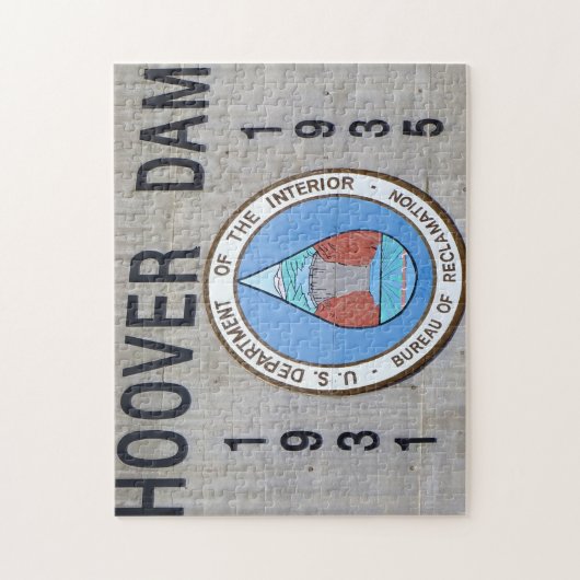 Hoover Dam Nevada. Legpuzzel (Verticaal)