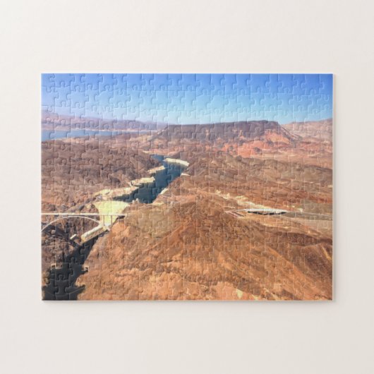 Hoover Dam Nevada. Legpuzzel (Horizontaal)