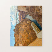 Hoover Dam Nevada. Legpuzzel (Verticaal)