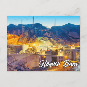 Hoover Dam, Nevada, VS Briefkaart