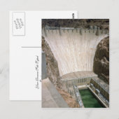Hoover Dam, onderkant, Nevada/Arizona, Verenigde S Briefkaart (Voorkant / Achterkant)
