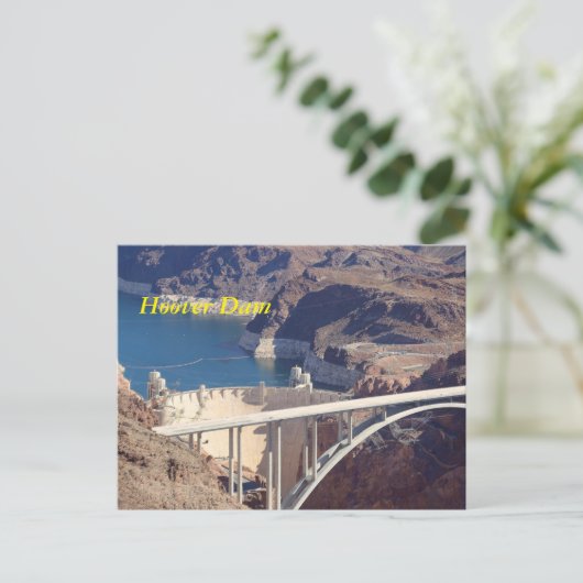 Hoover Dam Post Card Briefkaart (Staand voorkant)