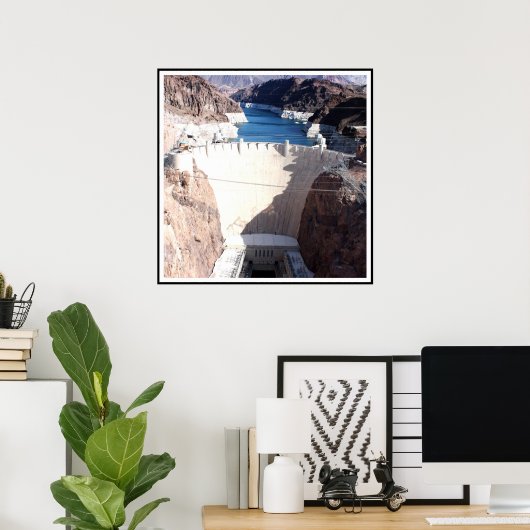 Hoover Dam Poster (Thuiskantoor)