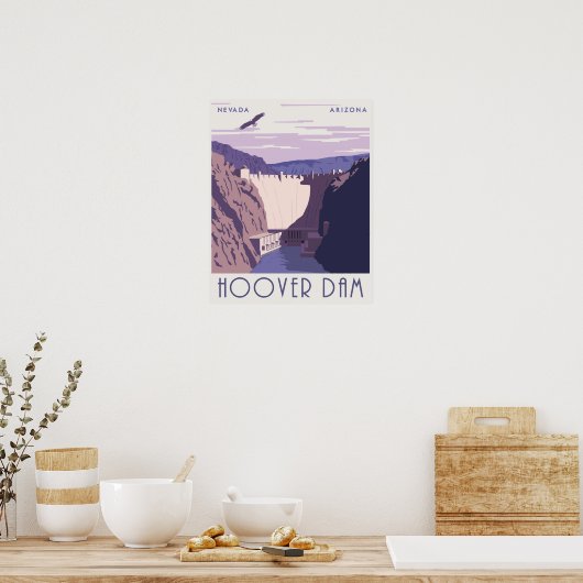 Hoover Dam Poster (Keuken)