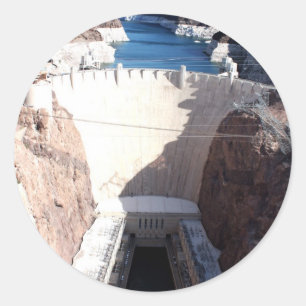 Hoover Dam Ronde Sticker
